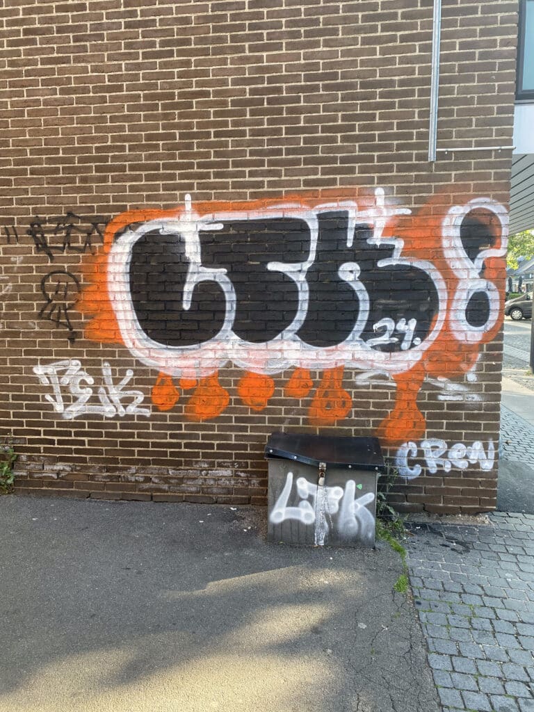Afrensning af graffiti i København